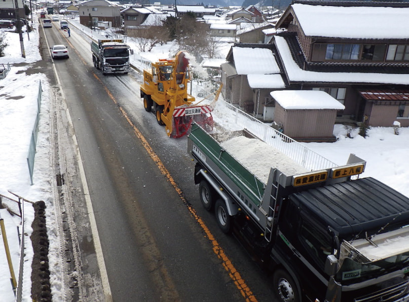 株式会社愛濃技建　道路雪氷作業