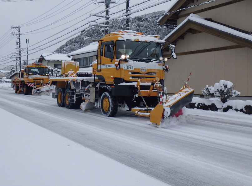 除雪作業　株式会社愛濃技建